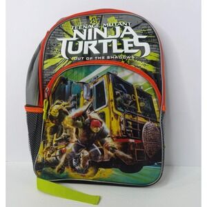 Teenage Ninja Mutant Turtles Out of Shadows TMNT 16" Backpack NWT Rare Senior